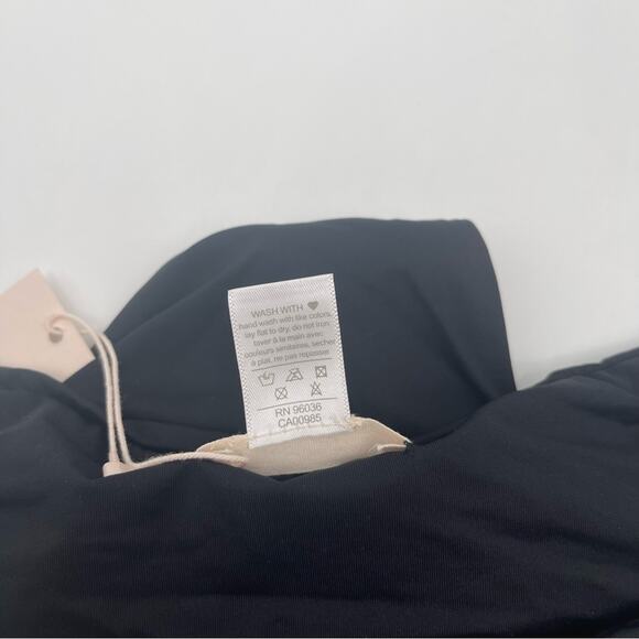 EBERJEY Bikini Bottoms So Solid Annia Black Swim Beach Classic NWT Size Large - Picture 9 of 10